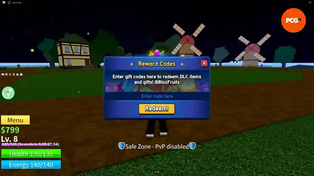 Blox Fruits Codes